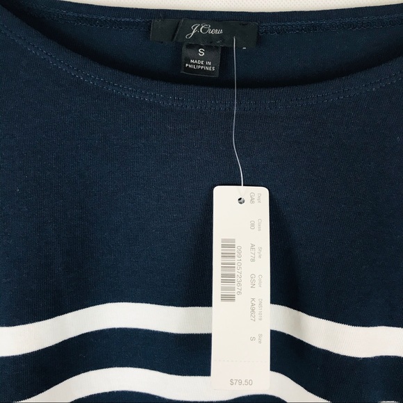 J. Crew striped Long Sleeve Shirt. Size S- Blue and white - Picture 7 of 7